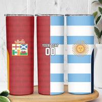Custom British Lions-Argentina Skinny Tumbler Sporty Style