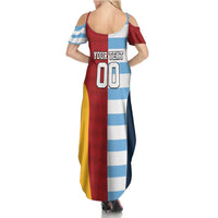 Custom British Lions-Argentina Summer Maxi Dress Sporty Style