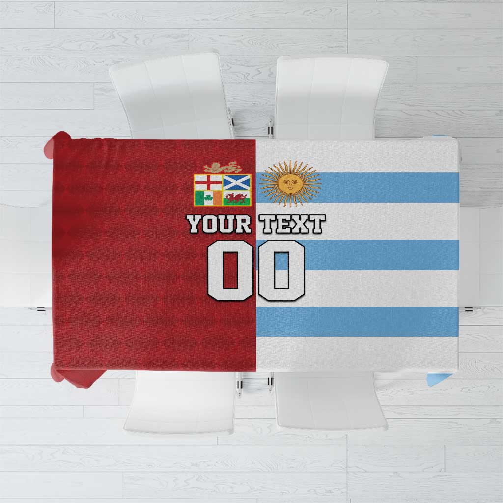 Custom British Lions-Argentina Tablecloth Sporty Style