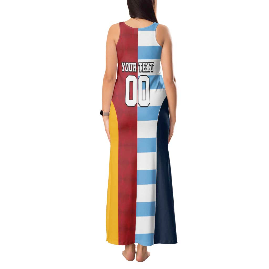 Custom British Lions-Argentina Tank Maxi Dress Sporty Style