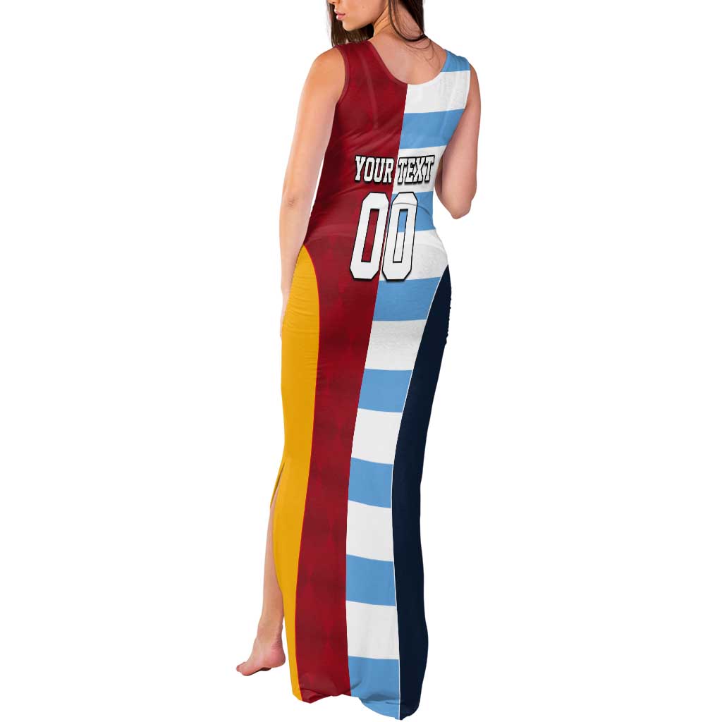 Custom British Lions-Argentina Tank Maxi Dress Sporty Style