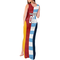 Custom British Lions-Argentina Tank Maxi Dress Sporty Style