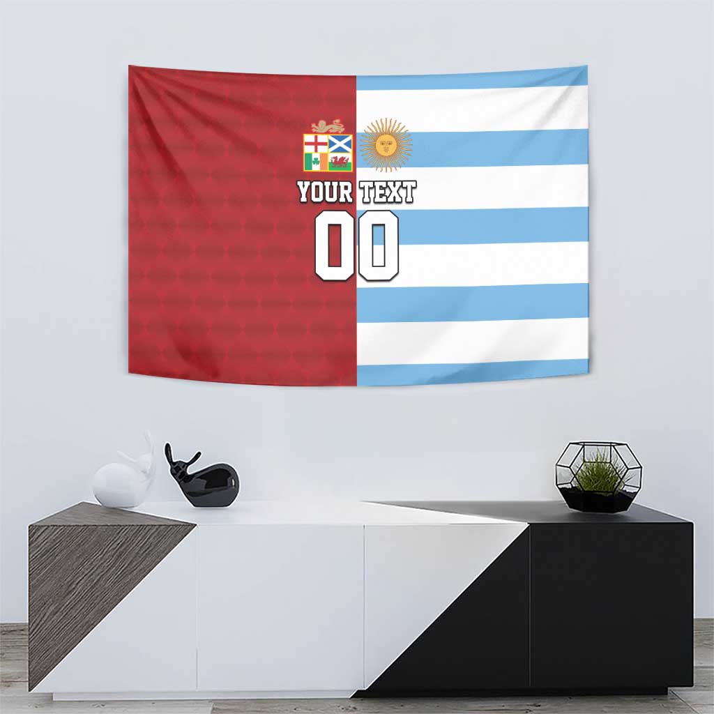 Custom British Lions-Argentina Tapestry Sporty Style