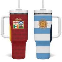 Custom British Lions-Argentina Tumbler With Handle Sporty Style