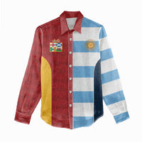 Custom British Lions-Argentina Women Casual Shirt Sporty Style
