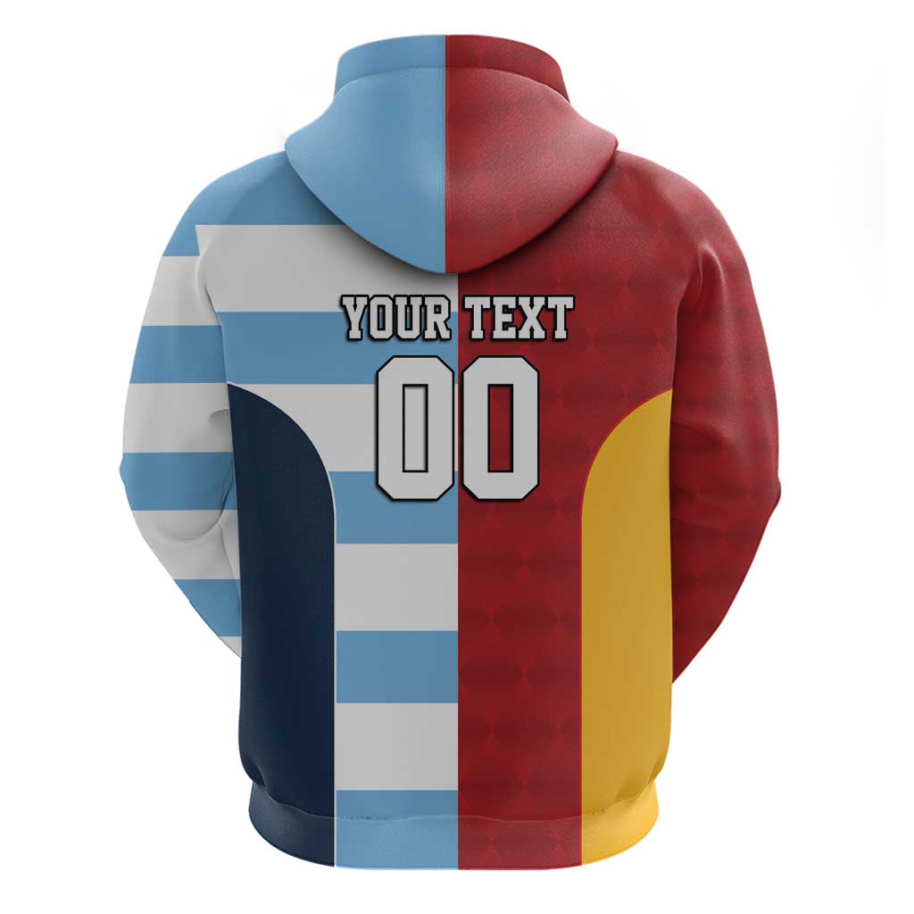 Custom British Lions-Argentina Zip Hoodie Sporty Style