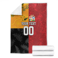 Custom British Lions-AUNZ Blanket Australia-New Zealand Indigenous Motif