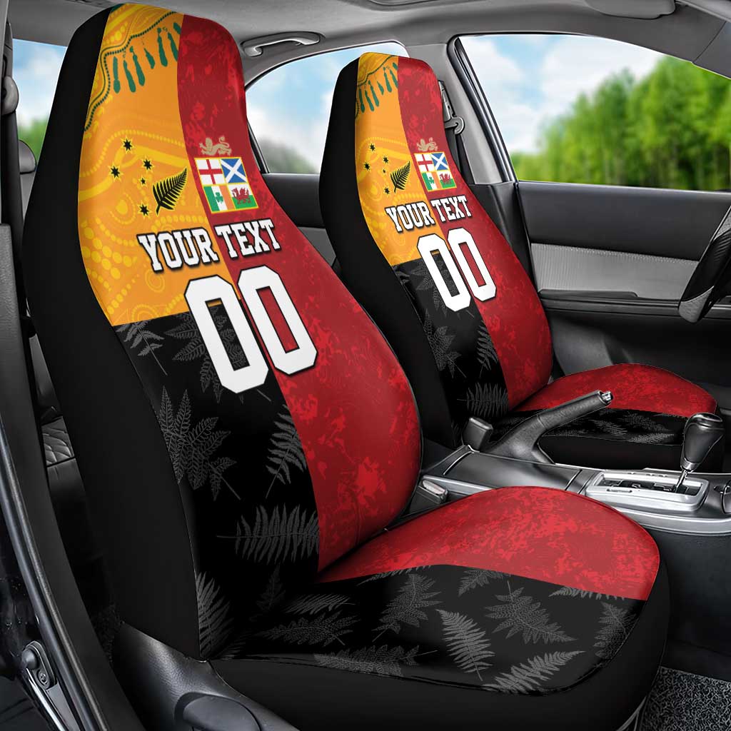 Custom British Lions-AUNZ Car Seat Cover Australia-New Zealand Indigenous Motif