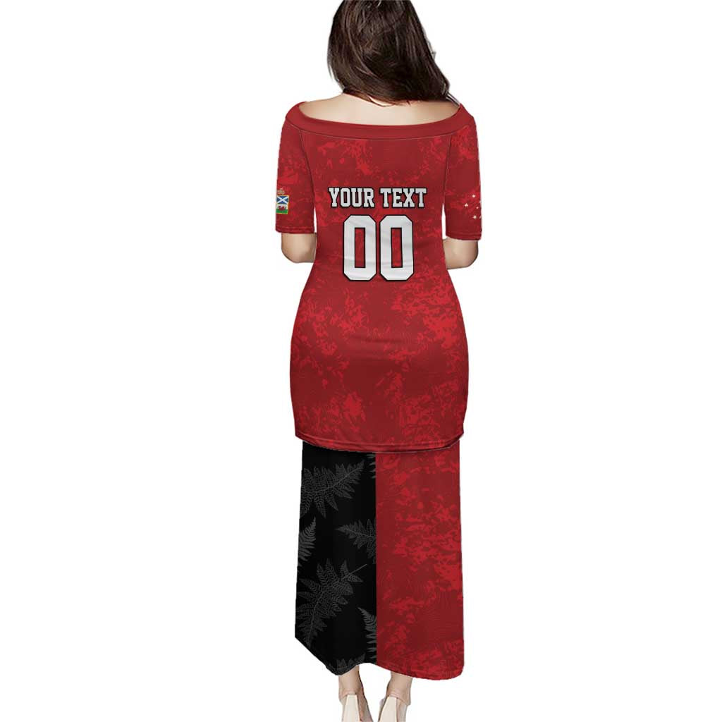 Custom British Lions-AUNZ Puletasi Australia-New Zealand Indigenous Motif