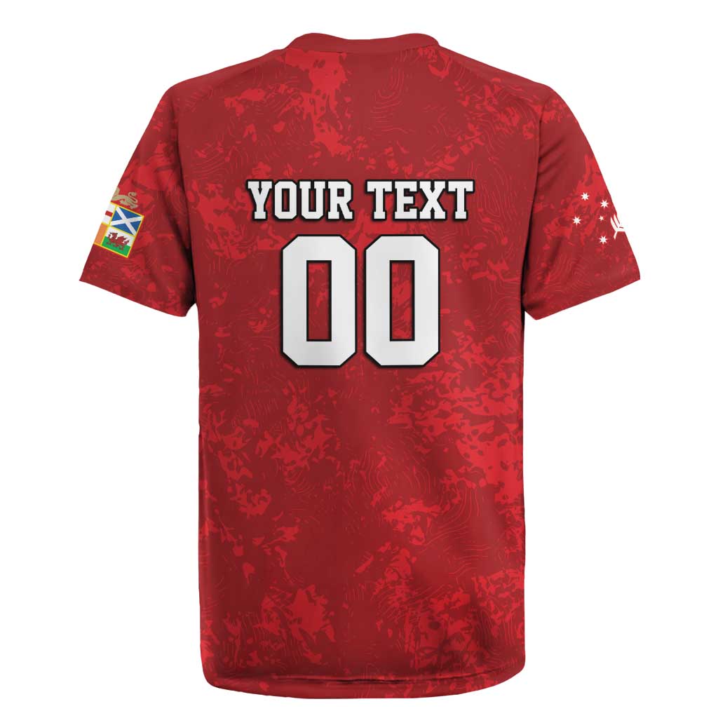 Custom British Lions-AUNZ Rugby Jersey Australia-New Zealand Indigenous Motif