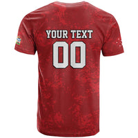 Custom British Lions-AUNZ T Shirt Australia-New Zealand Indigenous Motif