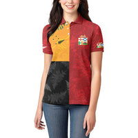 Custom British Lions-AUNZ Women Polo Shirt Australia-New Zealand Indigenous Motif