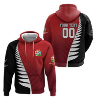Custom British Lions New Zealand Hoodie Half Black Fern