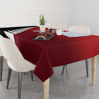 Custom British Lions New Zealand Tablecloth Half Black Fern