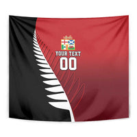 Custom British Lions New Zealand Tapestry Half Black Fern