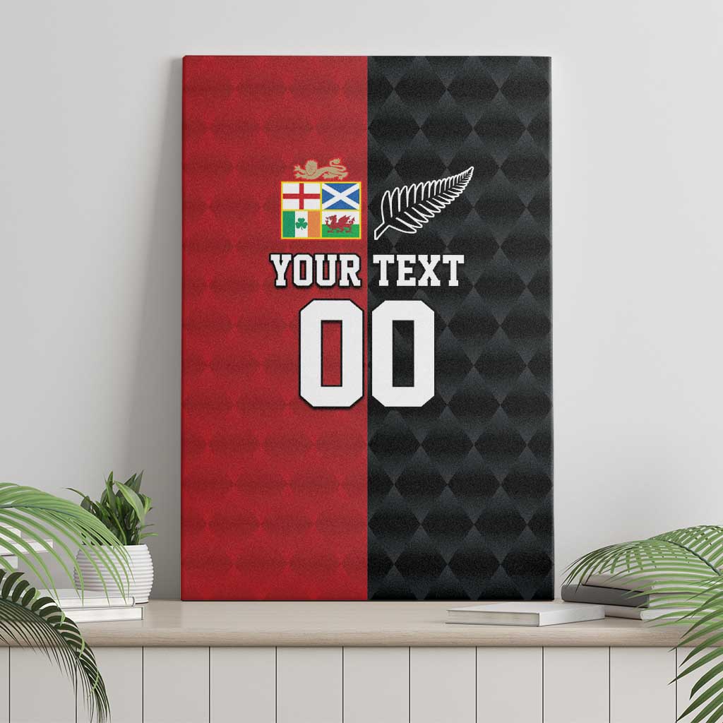 Custom British Lions New Zealand Canvas Wall Art Sporty Style