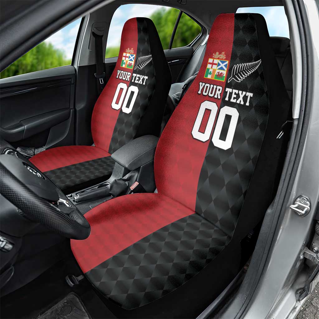 Custom British Lions New Zealand Car Seat Cover Sporty Style