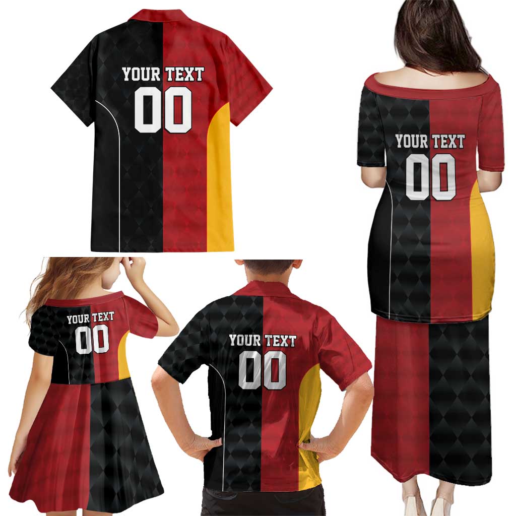 Custom British Lions New Zealand Family Matching Puletasi and Hawaiian Shirt Sporty Style