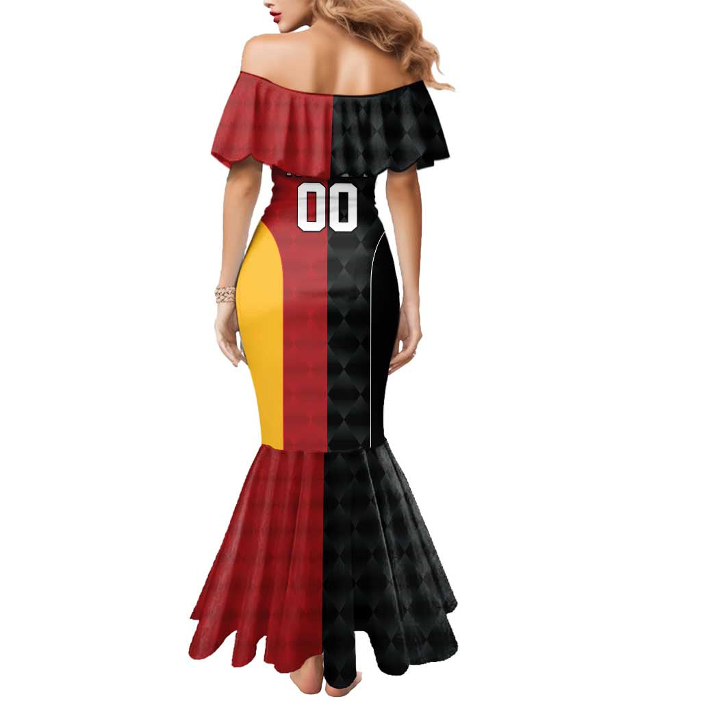 Custom British Lions New Zealand Mermaid Dress Sporty Style