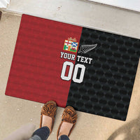 Custom British Lions New Zealand Rubber Doormat Sporty Style