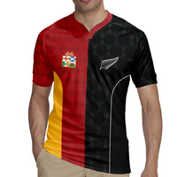 Custom British Lions New Zealand Rugby Jersey Sporty Style