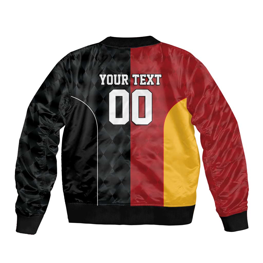 Custom British Lions New Zealand Sleeve Zip Bomber Jacket Sporty Style