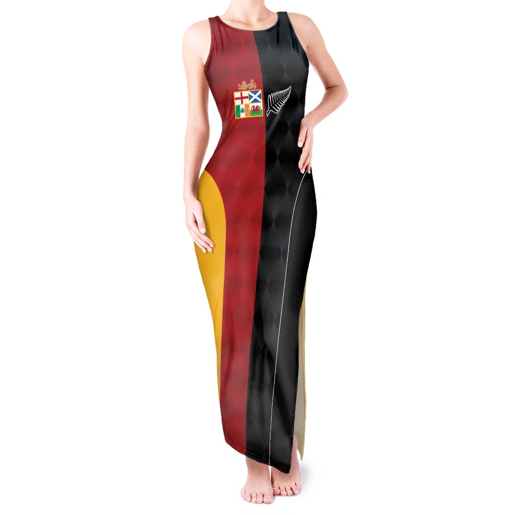 Custom British Lions New Zealand Tank Maxi Dress Sporty Style
