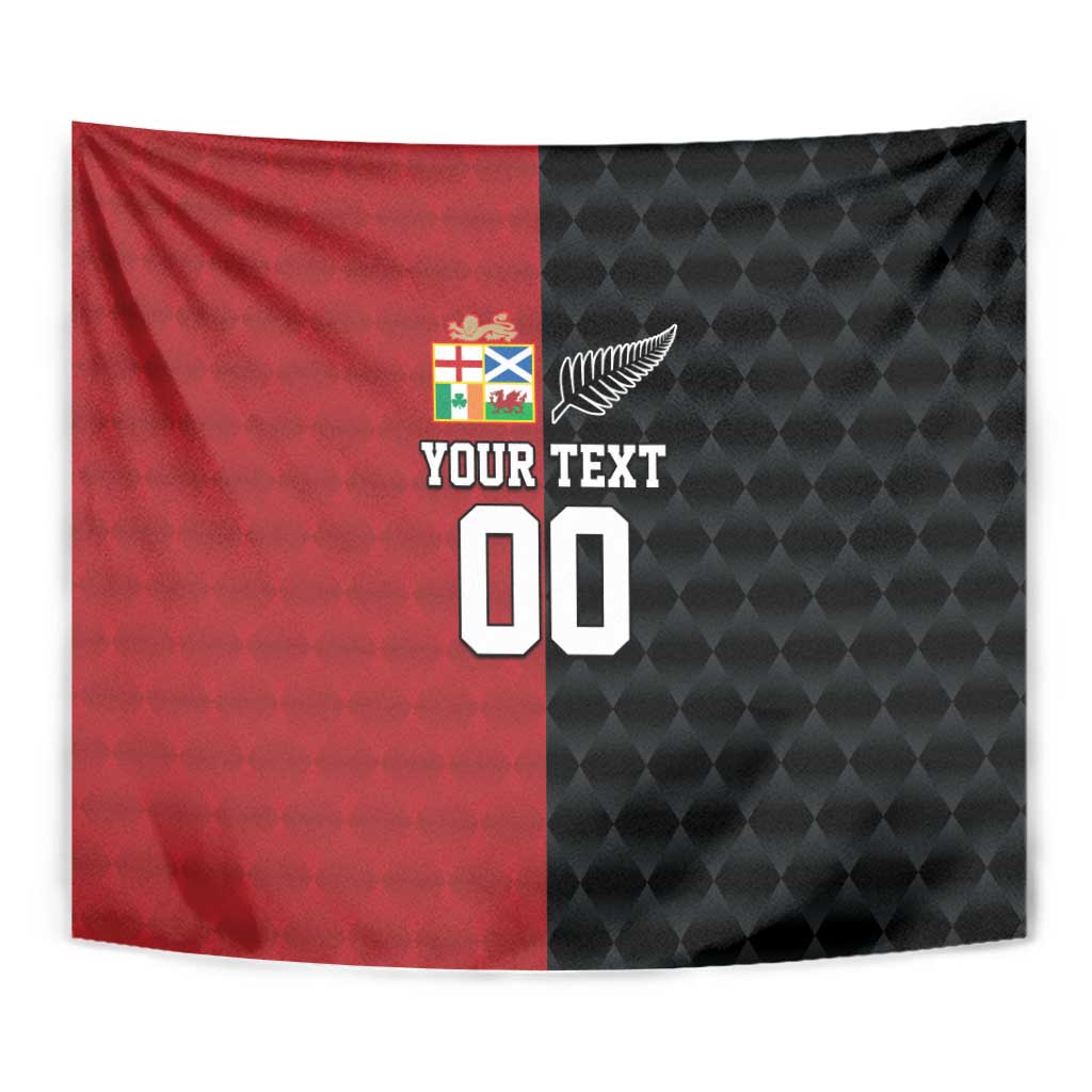 Custom British Lions New Zealand Tapestry Sporty Style