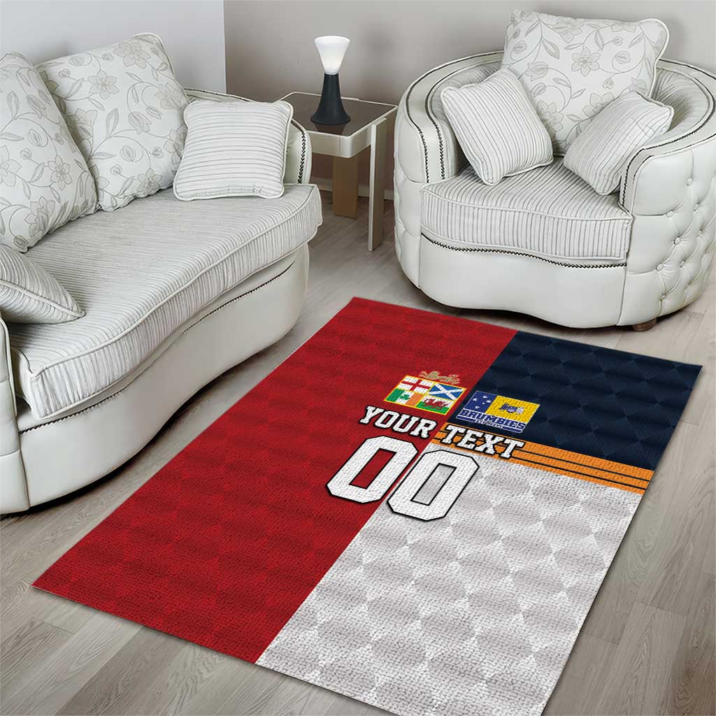 Custom British Lions Australia ACT Area Rug Sporty Style
