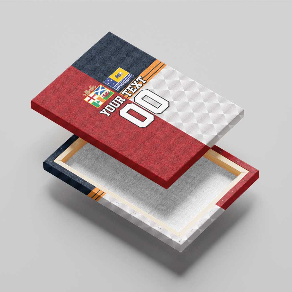 Custom British Lions Australia ACT Canvas Wall Art Sporty Style