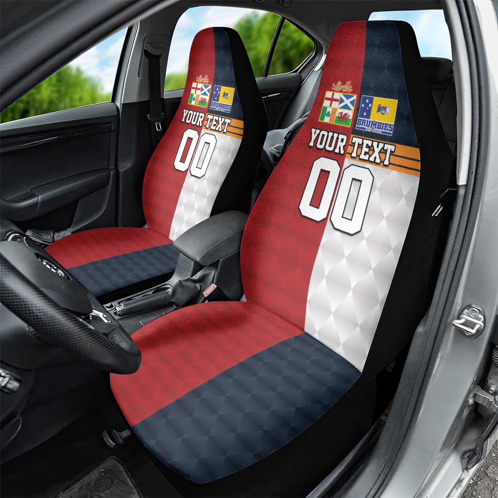 Custom British Lions Australia ACT Car Seat Cover Sporty Style