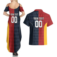 Custom British Lions Australia ACT Couples Matching Summer Maxi Dress and Hawaiian Shirt Sporty Style