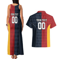 Custom British Lions Australia ACT Couples Matching Tank Maxi Dress and Hawaiian Shirt Sporty Style