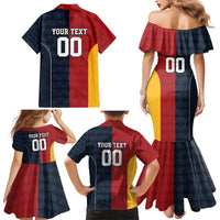 Custom British Lions Australia ACT Family Matching Mermaid Dress and Hawaiian Shirt Sporty Style