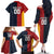 Custom British Lions Australia ACT Family Matching Off The Shoulder Long Sleeve Dress and Hawaiian Shirt Sporty Style