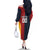 Custom British Lions Australia ACT Family Matching Off The Shoulder Long Sleeve Dress and Hawaiian Shirt Sporty Style