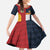 Custom British Lions Australia ACT Family Matching Off Shoulder Maxi Dress and Hawaiian Shirt Sporty Style