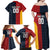 Custom British Lions Australia ACT Family Matching Off Shoulder Maxi Dress and Hawaiian Shirt Sporty Style