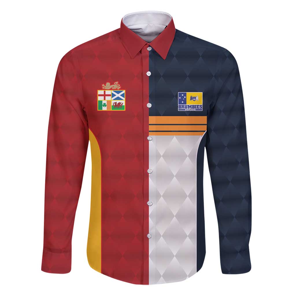 Custom British Lions Australia ACT Family Matching Puletasi and Hawaiian Shirt Sporty Style