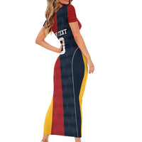 Custom British Lions Australia ACT Family Matching Short Sleeve Bodycon Dress and Hawaiian Shirt Sporty Style