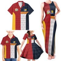 Custom British Lions Australia ACT Family Matching Tank Maxi Dress and Hawaiian Shirt Sporty Style