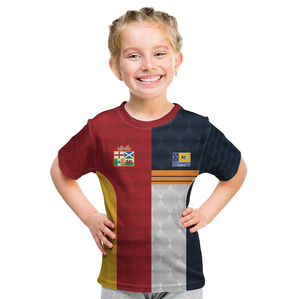 Custom British Lions Australia ACT Kid T Shirt Sporty Style