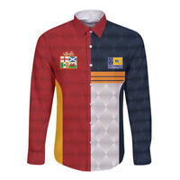 Custom British Lions Australia ACT Long Sleeve Button Shirt Sporty Style