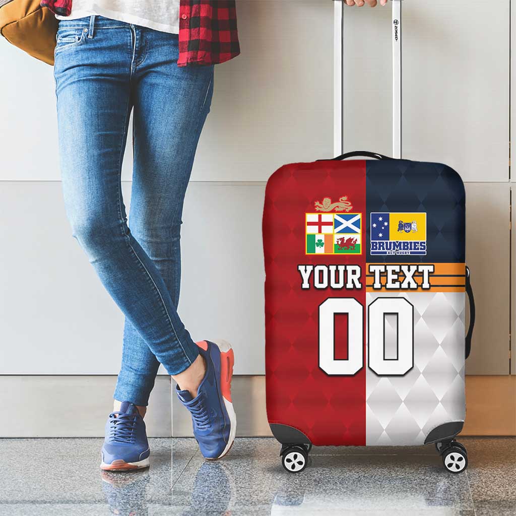 Custom British Lions Australia ACT Luggage Cover Sporty Style