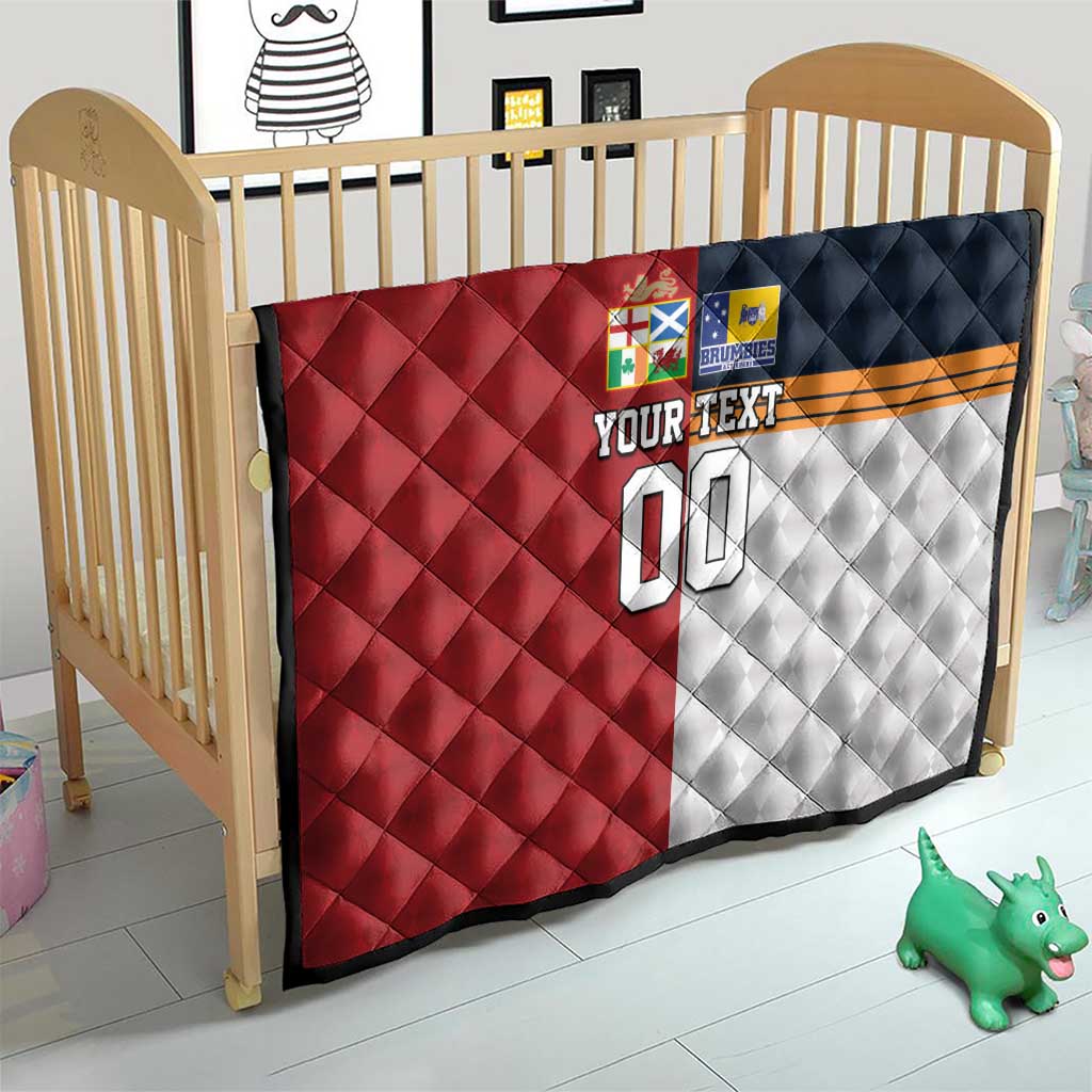 Custom British Lions Australia ACT Quilt Sporty Style