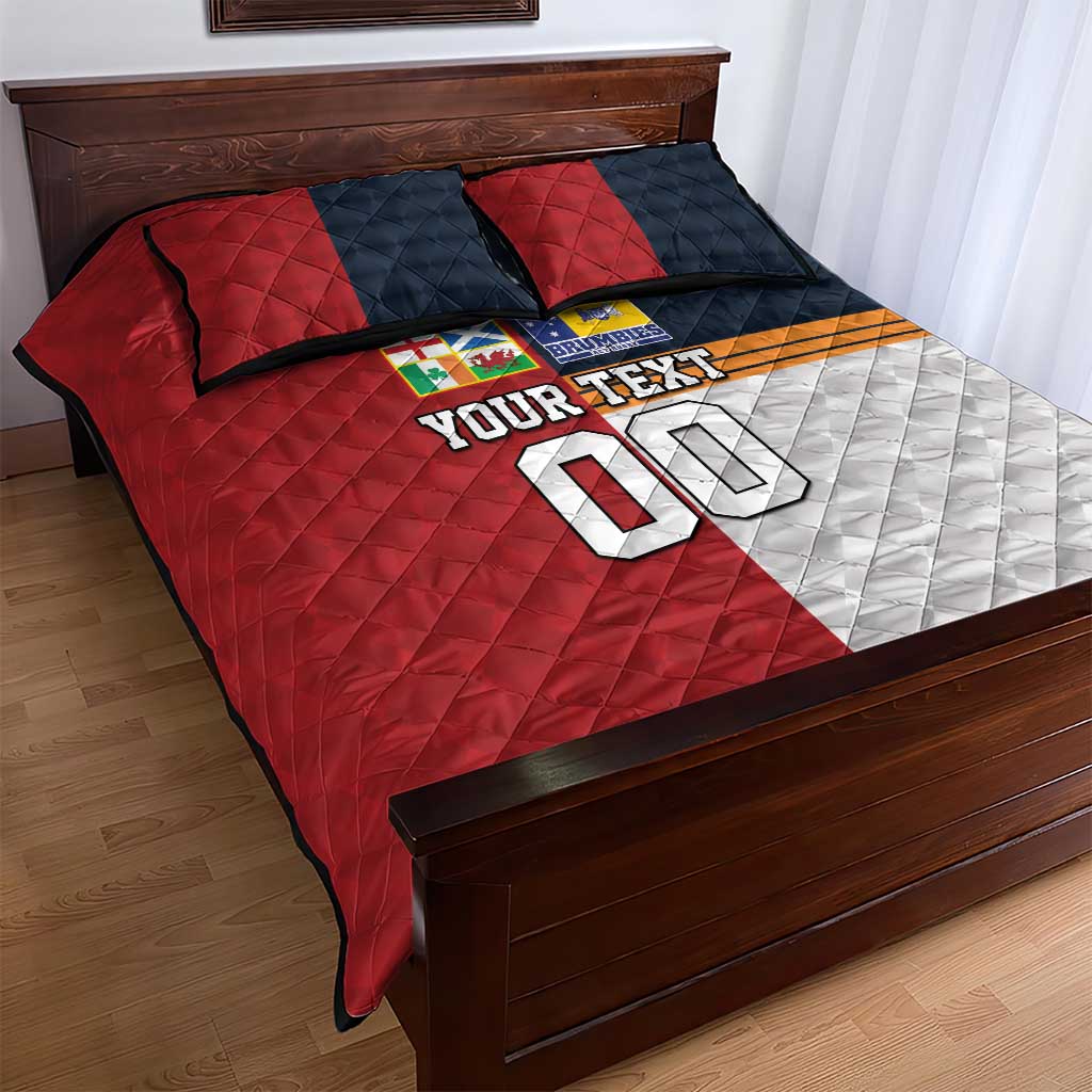 Custom British Lions Australia ACT Quilt Bed Set Sporty Style