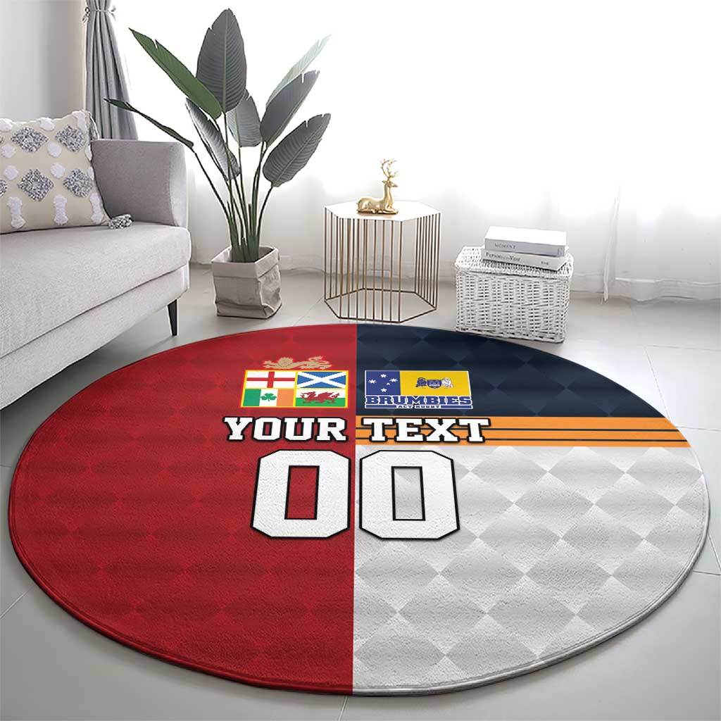 Custom British Lions Australia ACT Round Carpet Sporty Style