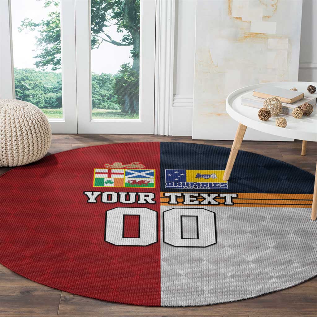 Custom British Lions Australia ACT Round Carpet Sporty Style