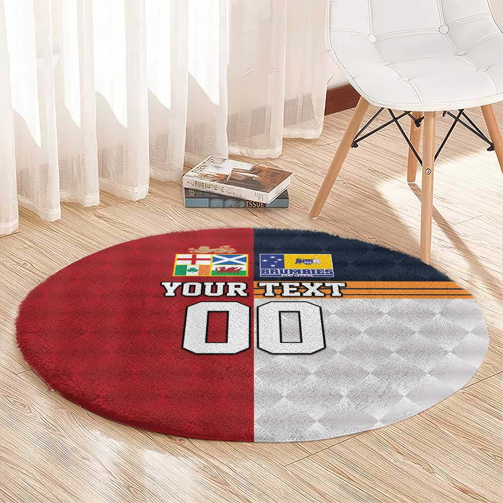 Custom British Lions Australia ACT Round Carpet Sporty Style