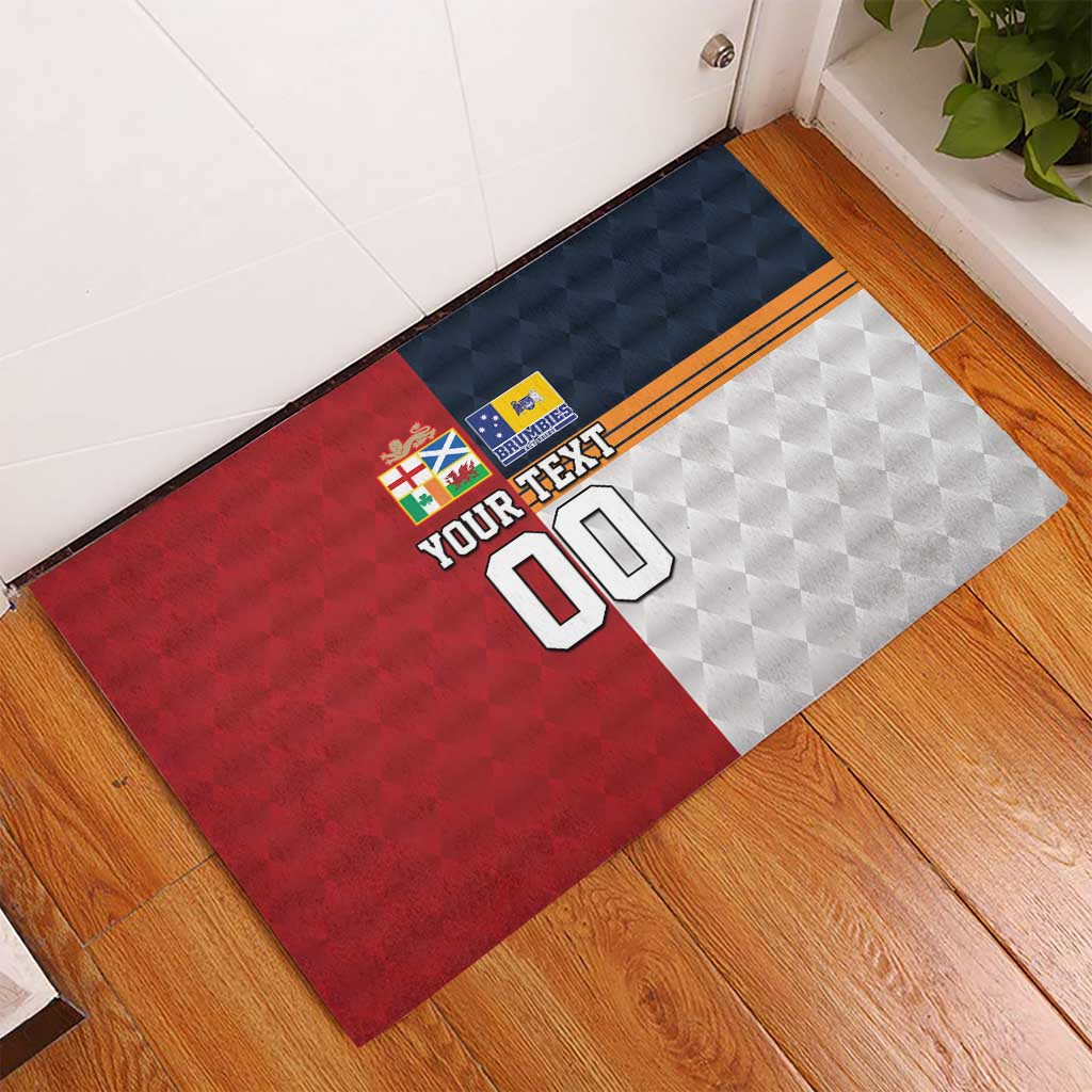 Custom British Lions Australia ACT Rubber Doormat Sporty Style